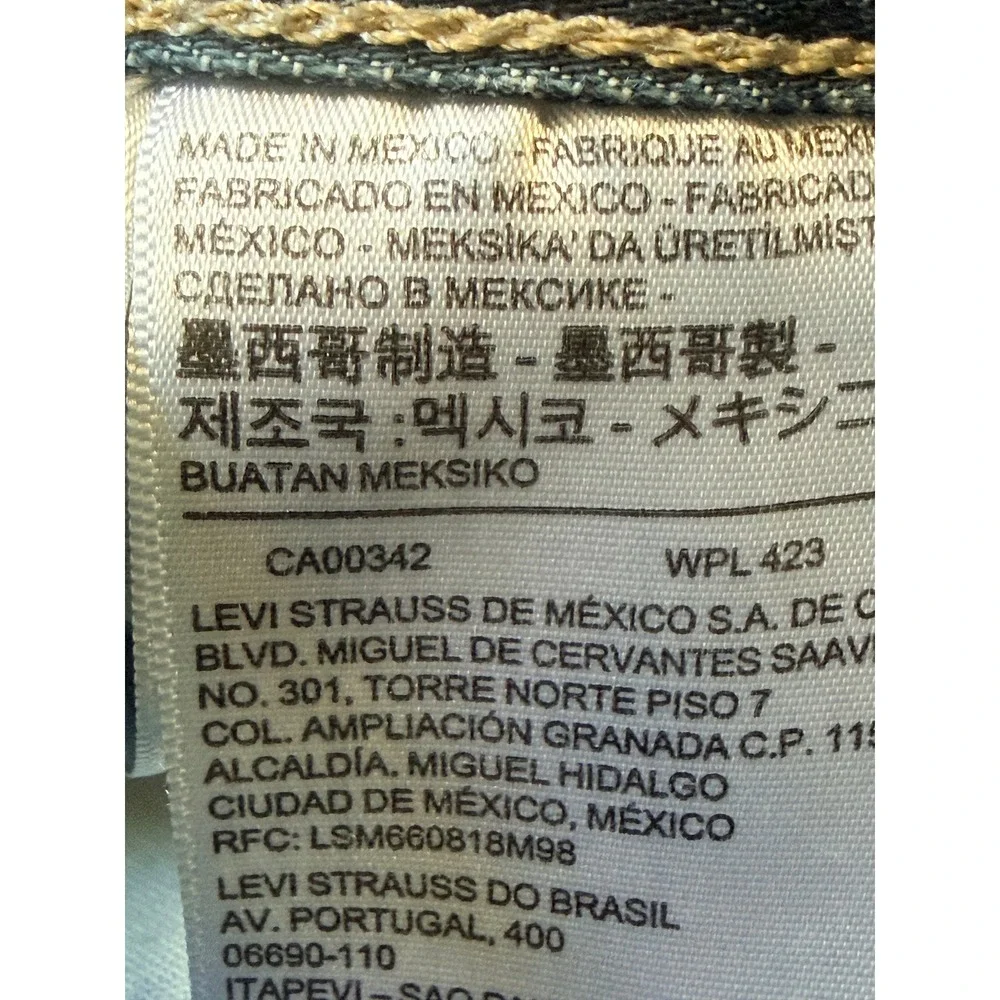 LEVI'S 501 - Men's Classic Straight Leg Button Fly Denim Jeans - Size 29x30